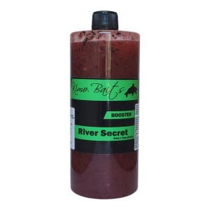 "Booster carpfishing River Secret aroma frutas del bosque, gel concentrado que atrae carpas con un irresistible aroma afrutado."