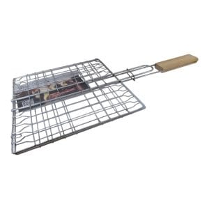 Parrilla barbacoa Munhome, 23x22 cm, ideal para camping y carpfishing.