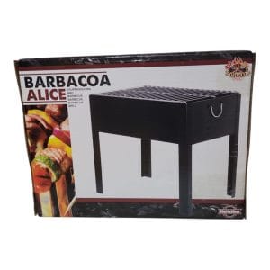 Barbacoa Alice Barbacoa Enjoy, de hierro, medidas 35x24x35 cm, ideal para parrilladas al aire libre.