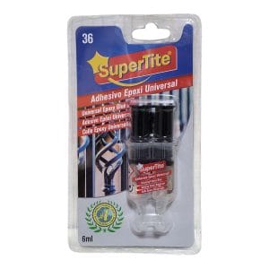 Adhesivo Epoxi Universal Supertite 6ml, de secado rápido y alta resistencia, ideal para carpfishing.