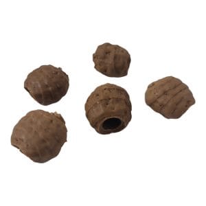 Cebo flotante de imitación chufa negro Kimo Baits con orificio de 6mm