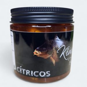 Chufas de anzuelo sabor cítricos Kimo Baits Magnum 200ml para carpfishing