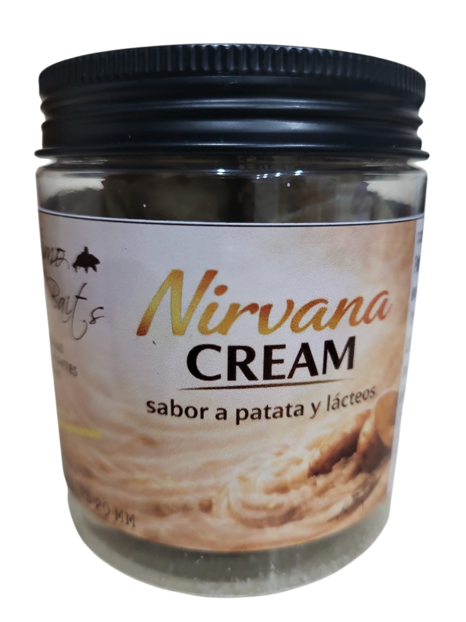 Cebos de anzuelo Hook Baits Nirvana Cream de 20mm con base de patata y proteínas lácteas de Kimo Baits.