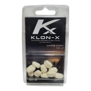 Maíz blanco flotante artificial White Corn KLON-X de 10 unidades para carpfishing en El Cebadero